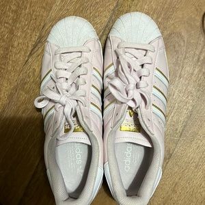 Adidas Superstar Women’s Sneakers Cloud White / Almost Pink Size 10